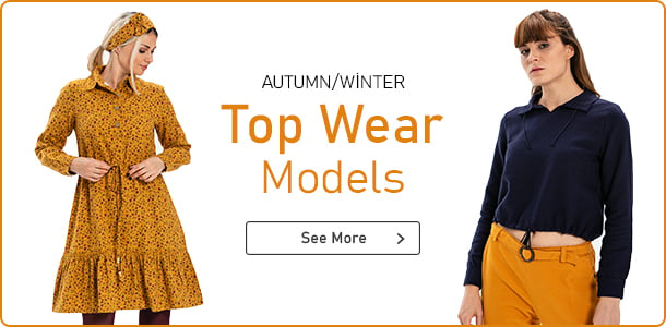 Pamuk Kadın Sonbahar / Kış Üst Giyim Ürünleri