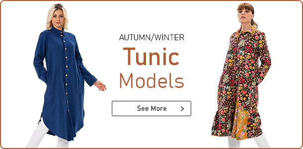 Pamuk Kadın Sonbahar / Kış Tunik Modelleri