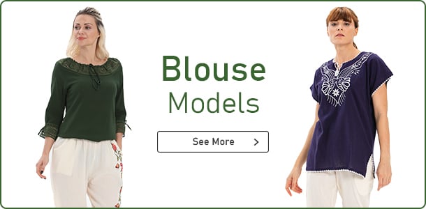 Şile Bezi Kadın Bluz Modelleri